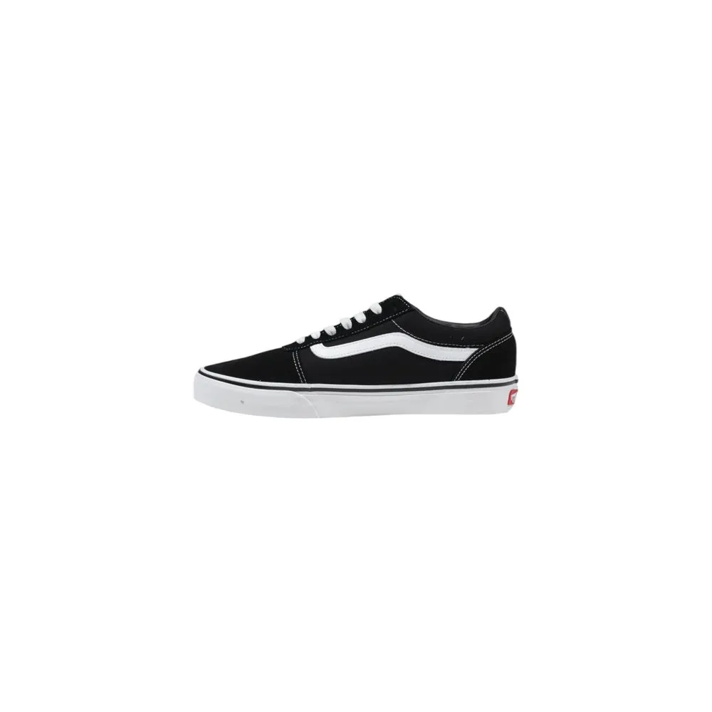 Vans Black And White Suede Leather Sneaker