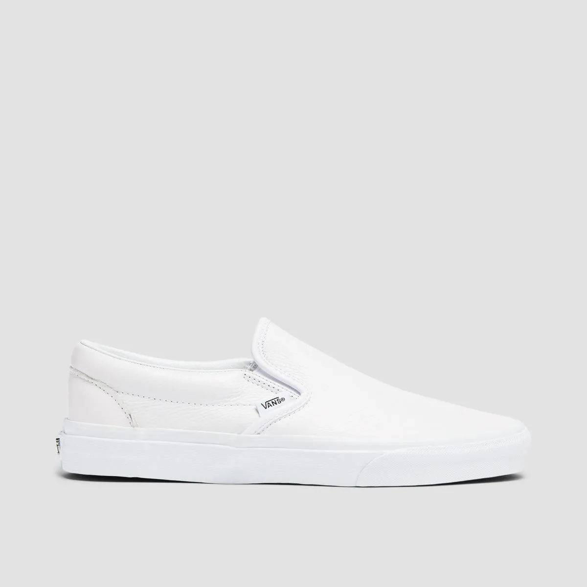 Vans Classic Slip-On Shoes - Leather True White/True White