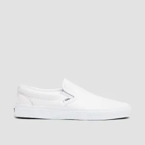 Vans Classic Slip-On Shoes - Leather True White/True White