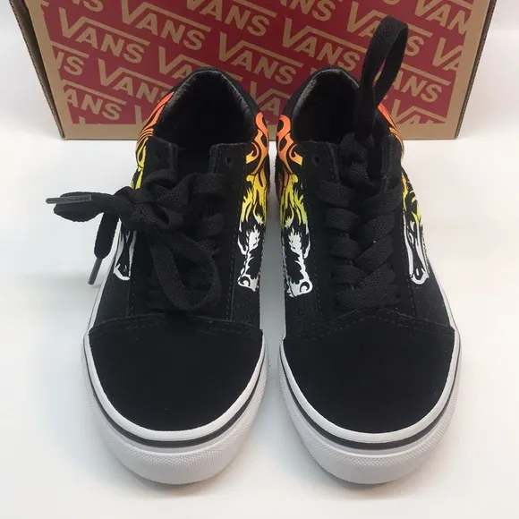 VANS  Kids Old Skool Flame Shoe Size 12
