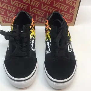 VANS  Kids Old Skool Flame Shoe Size 12