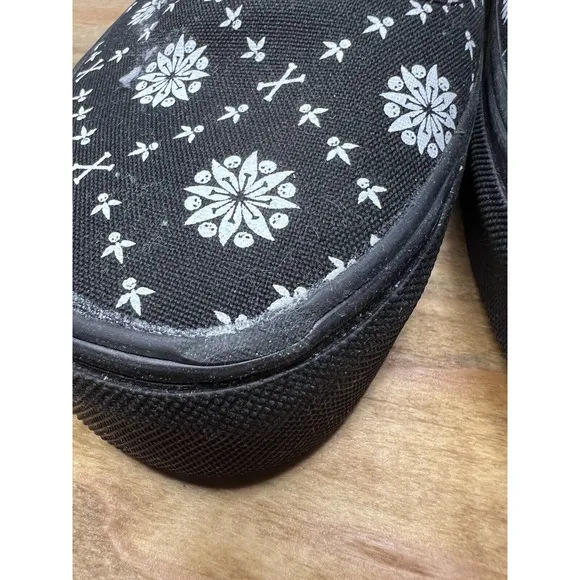Vans Off The Wall Skate Shoes Authentic Black And White Men's 7 Women's 8.5