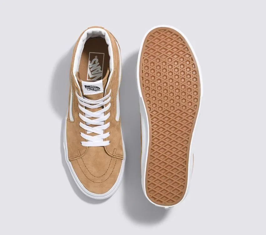 Vans Sk8-Hi PIG SUEDE / TOBACCO BROWN