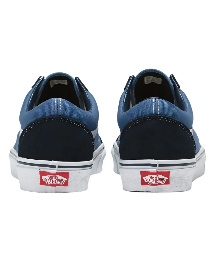 Vans Skate Old Skool Shoe Mens - Navy/White