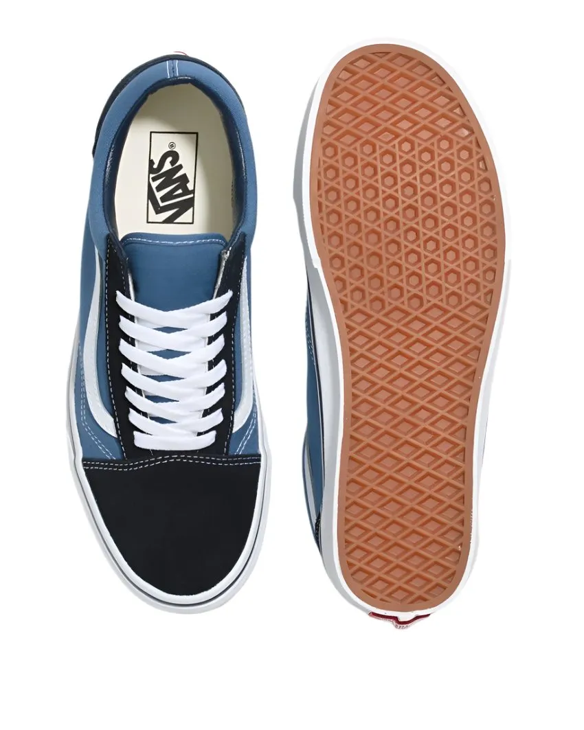 Vans Skate Old Skool Shoe Mens - Navy/White