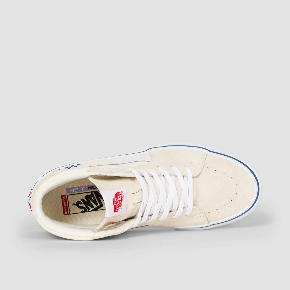 Vans Skate SK8-Hi High Top Shoes - Off White