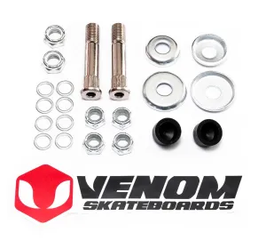 Venom Skateboards Universal Truck Rebuild Kit with Lightweight Hollow Kingpins