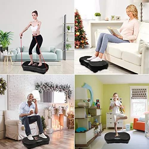 Vibration Plate Exercise Machine Whole Body Workout 330lbs