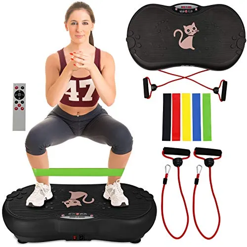 Vibration Plate Exercise Machine Whole Body Workout 330lbs