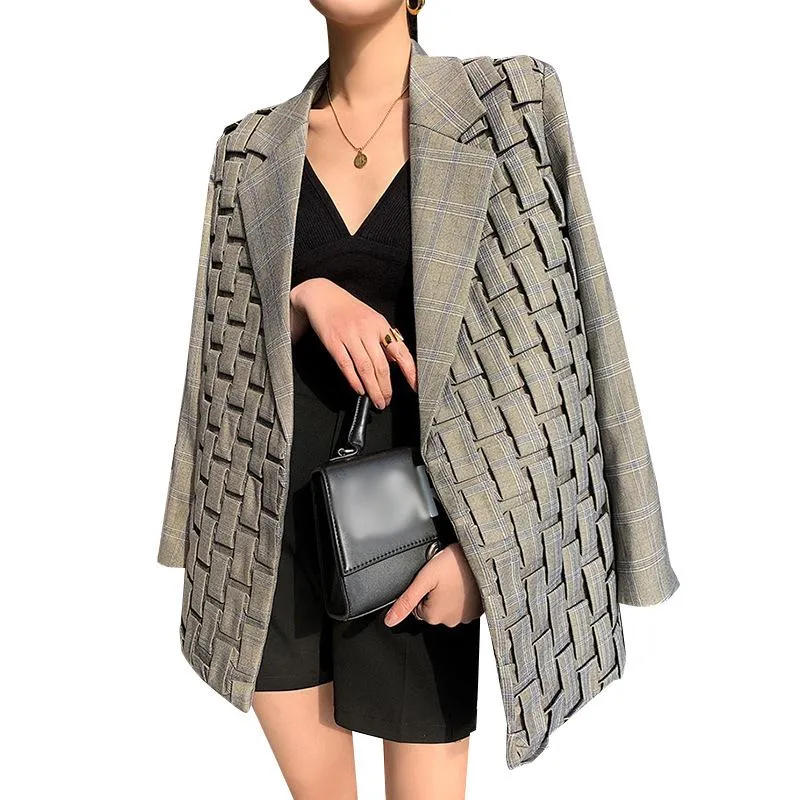 Vintage Handmade Pleat Fashion Blazers