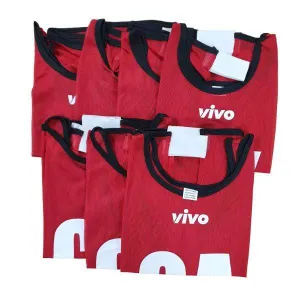 VIVO Netball Bibs - Set of 7 [Youth/Adult Sizes]