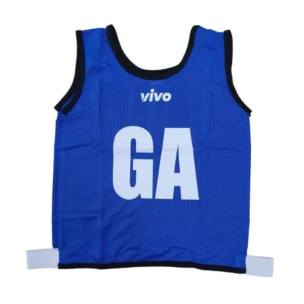 VIVO Netball Bibs - Set of 7 [Youth/Adult Sizes]