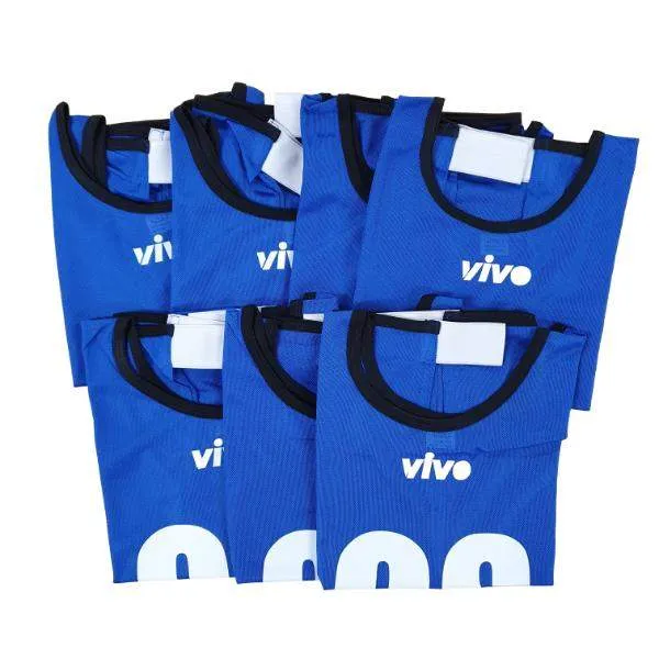 VIVO Netball Bibs - Set of 7 [Youth/Adult Sizes]