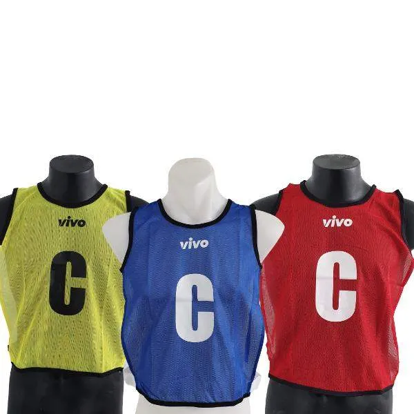 VIVO Netball Bibs - Set of 7 [Youth/Adult Sizes]