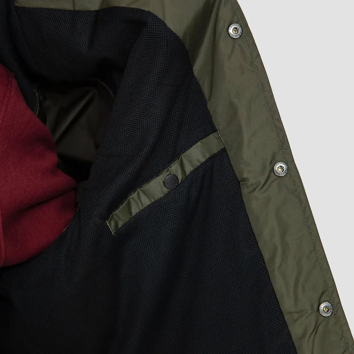 Volcom Skate Vitals Coaches Jacket Squadron Green