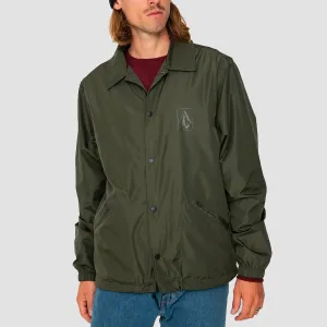 Volcom Skate Vitals Coaches Jacket Squadron Green