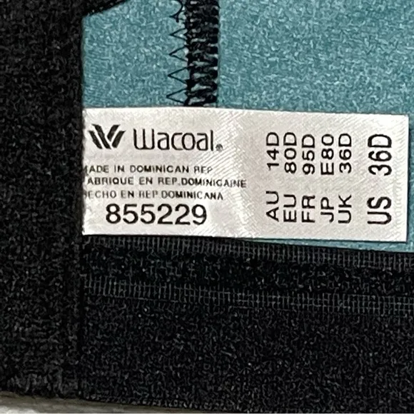 WACOAL Brandi High Impact Underwire Sports Bra (855229) Storm - Sz - 36D (B477)