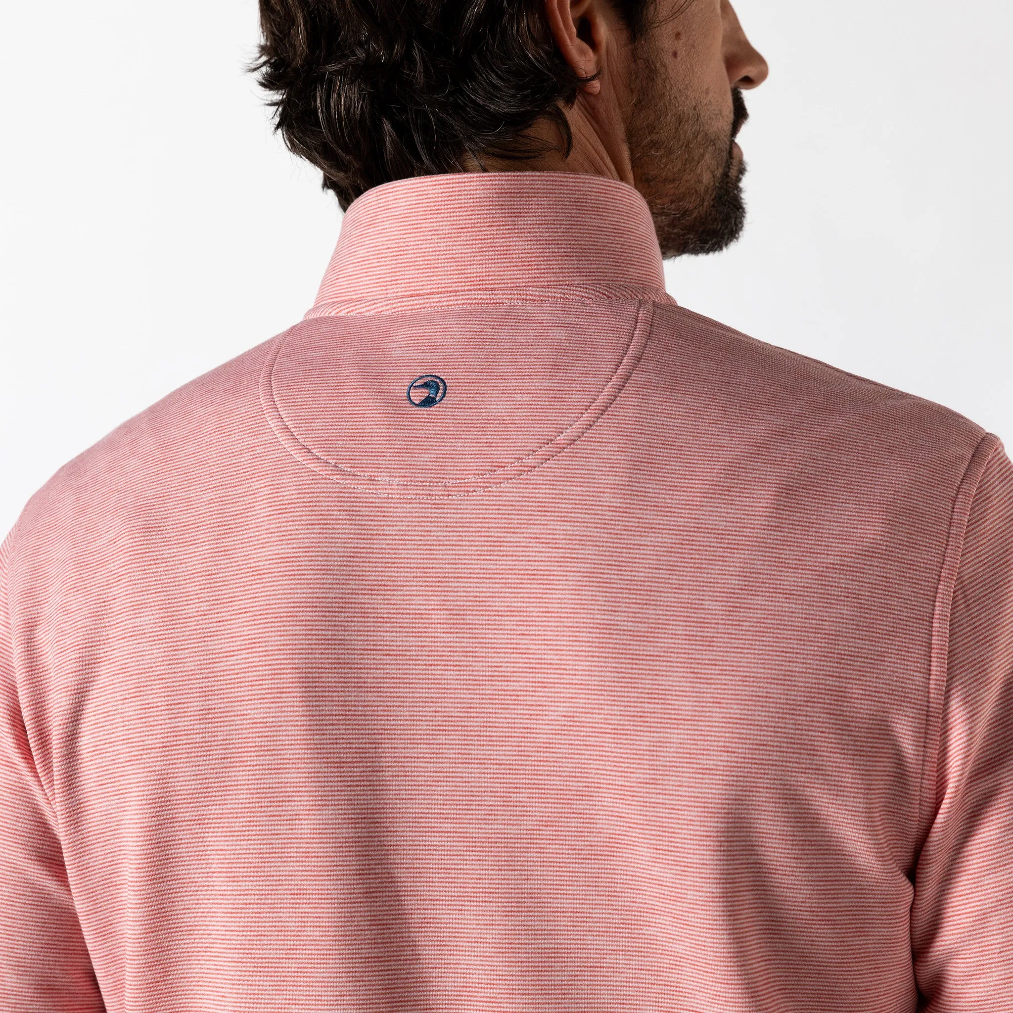 Wakeman Stripe Performance 1/4 Zip Pullover