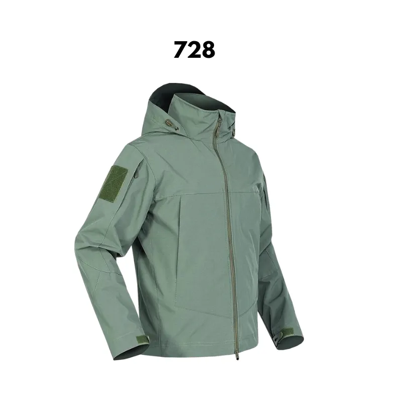 Waterproof Jacket with Hood Lightweight Wind Jacket Outdoor Breathable Windbreaker for Hiking Travel Camping