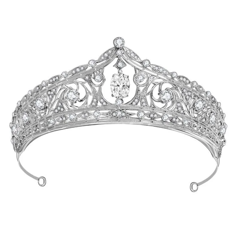 Wedding Crown Zircon Rhinestone Luxury Tiaras Jewelry Headdress