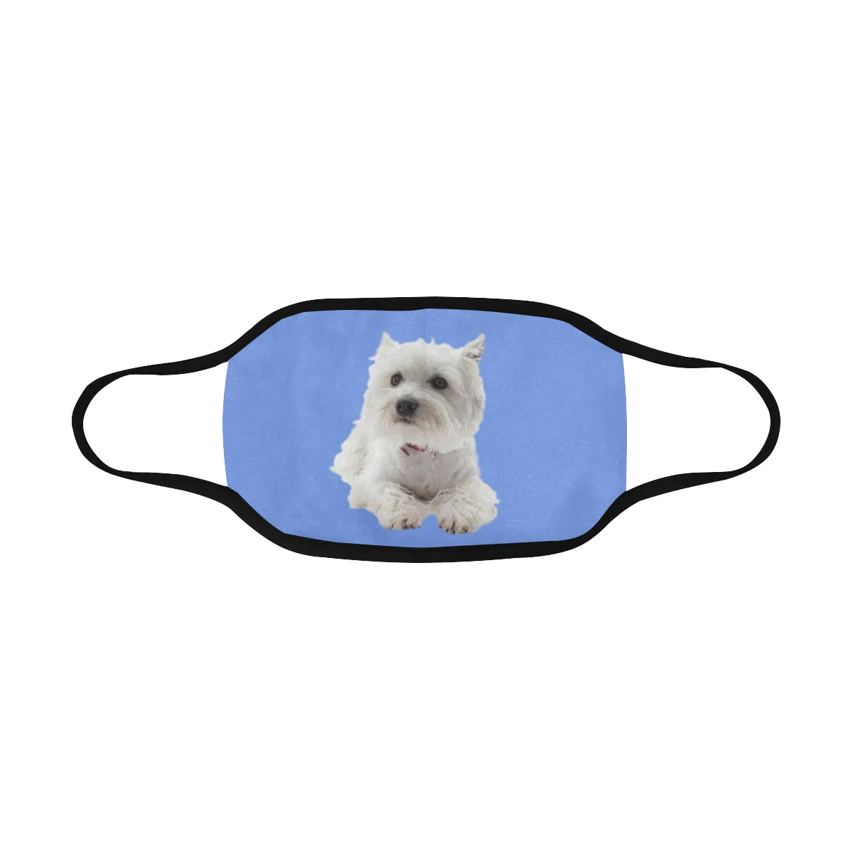 Westie Face Cover - Blue