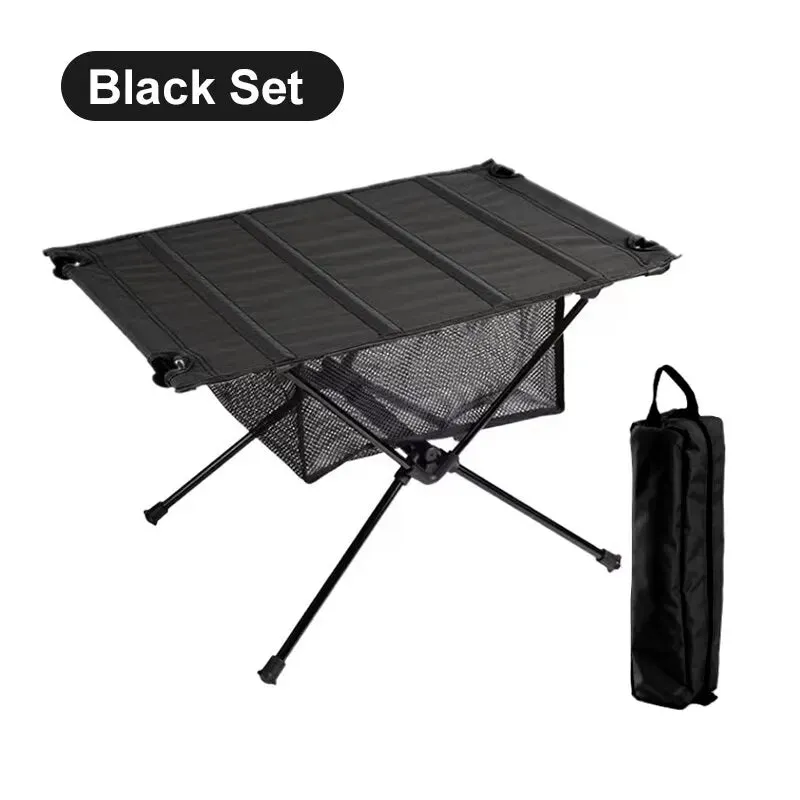 WESTTUNE Portable Aluminum Folding Camping Table, Lightweight and Durable, 23.6" x 15.7"