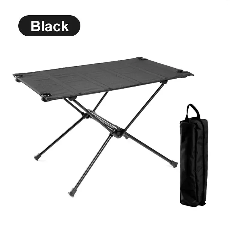 WESTTUNE Portable Aluminum Folding Camping Table, Lightweight and Durable, 23.6" x 15.7"