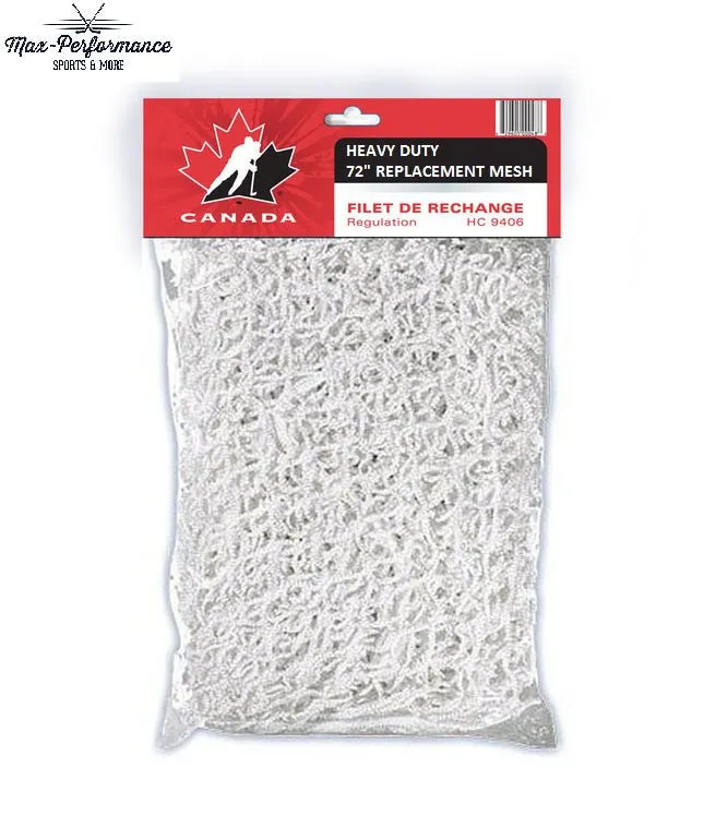 Winnwell/Hockey Canada 72" Heavy Duty Hockey Net Replacement Mesh