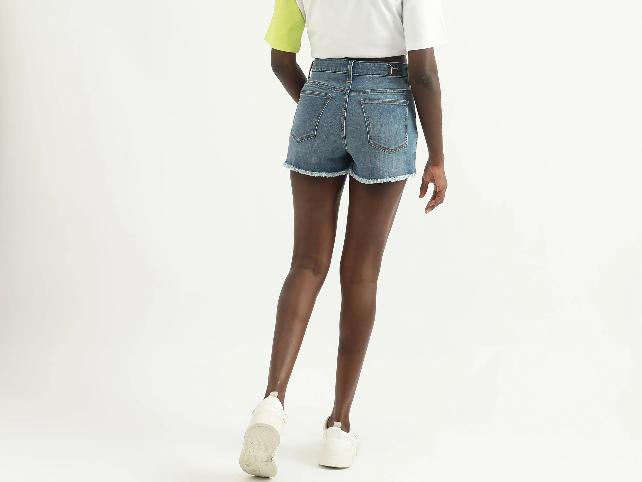 Women Solid Regular Fit Shorts