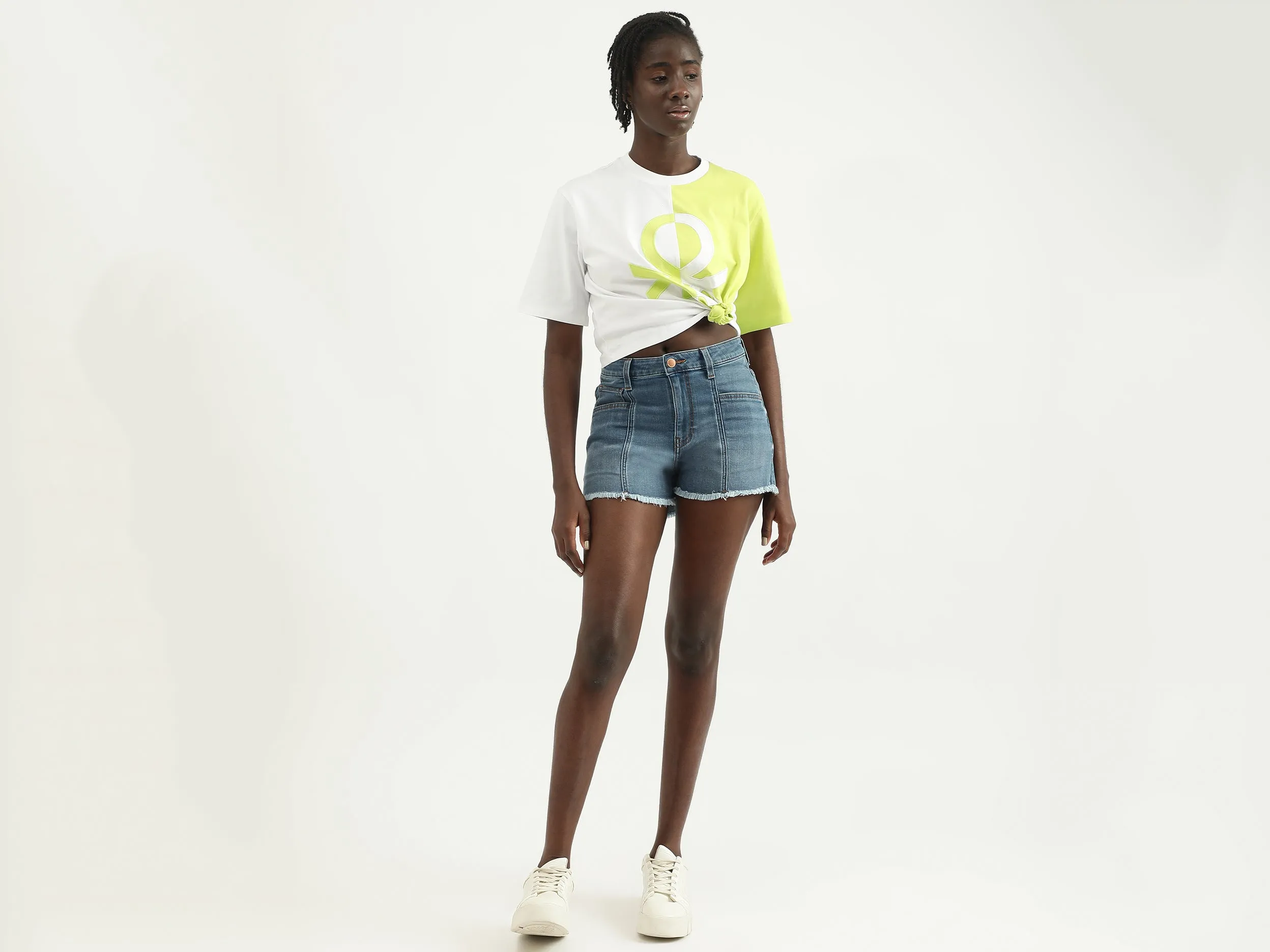 Women Solid Regular Fit Shorts