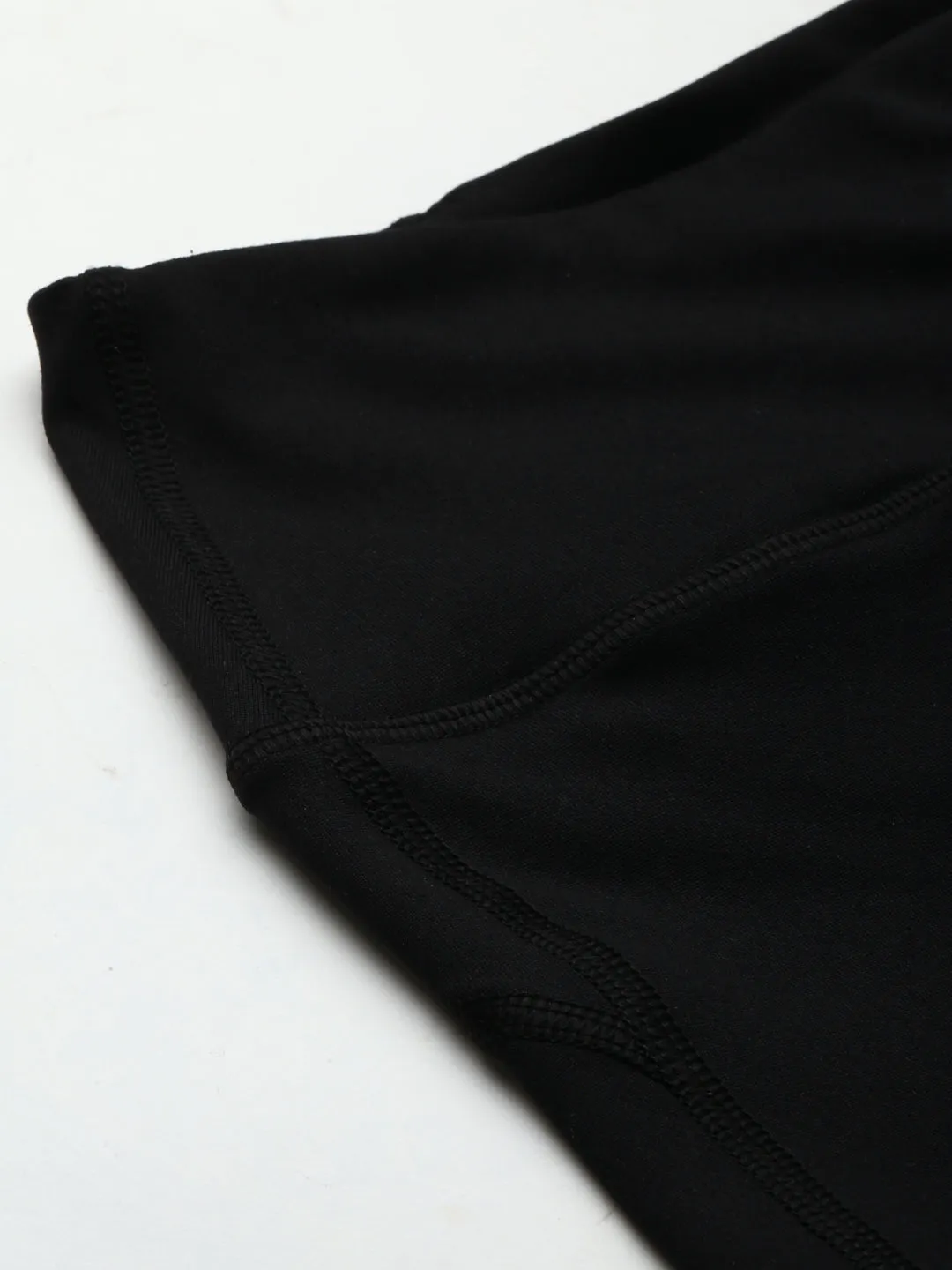Women's Black Rapid Dry Training Tights with Contrast Detail