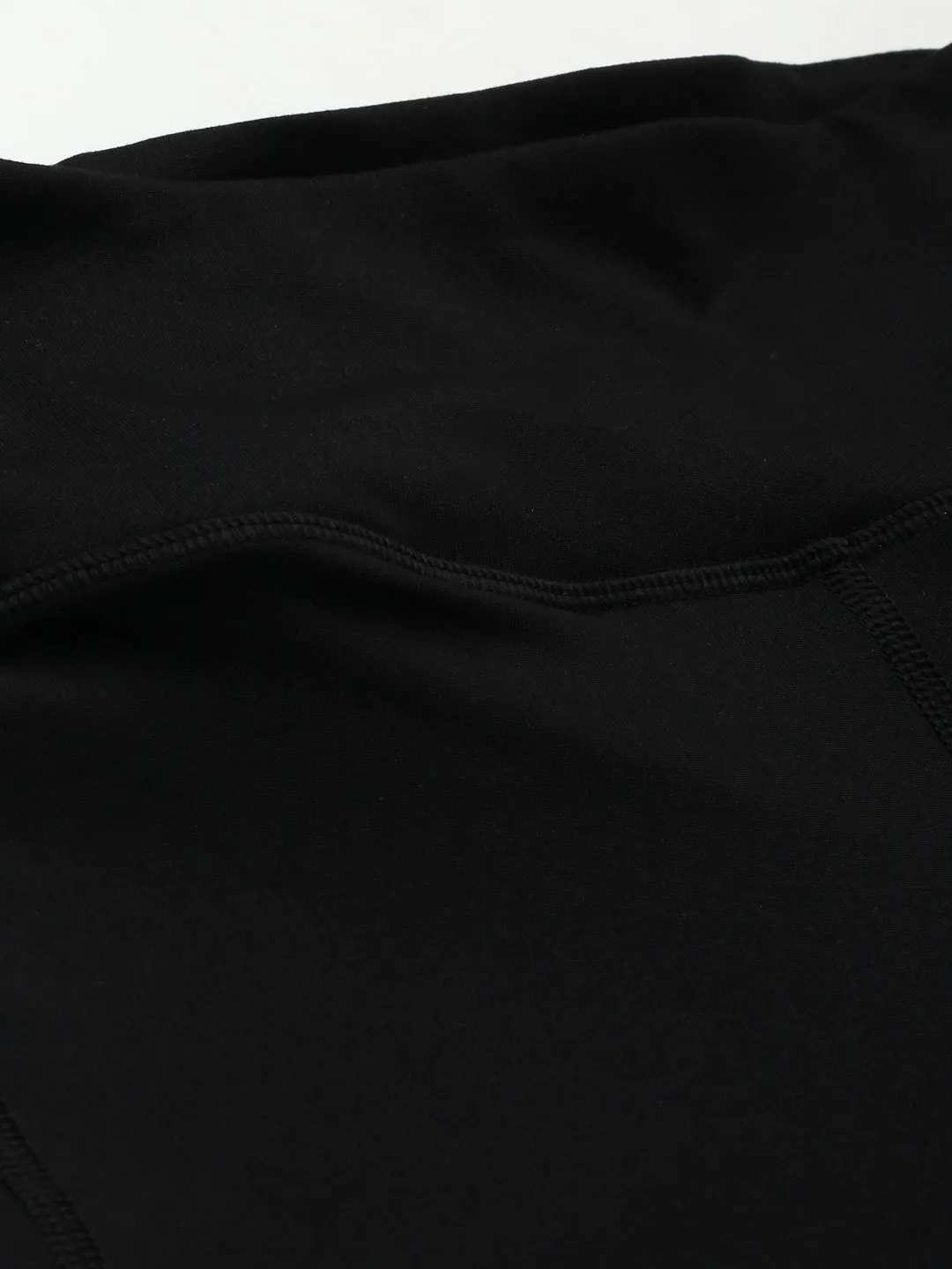 Women's Black Rapid Dry Training Tights with Contrast Detail