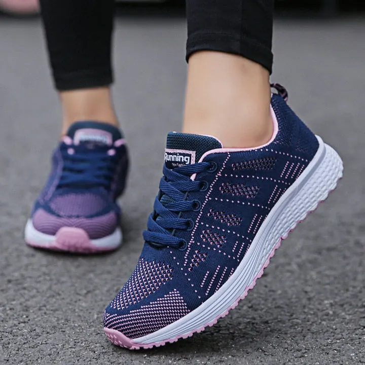Women's comfortable leisure shoes with ergonomic design