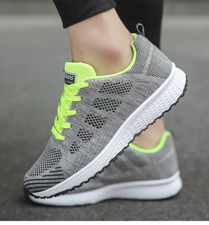 Women's comfortable leisure shoes with ergonomic design