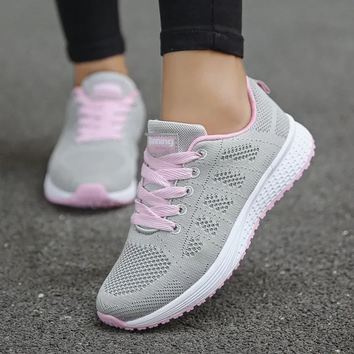 Women's comfortable leisure shoes with ergonomic design