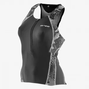 WOMENS CORE SUPPORT SINGLET BK-WH