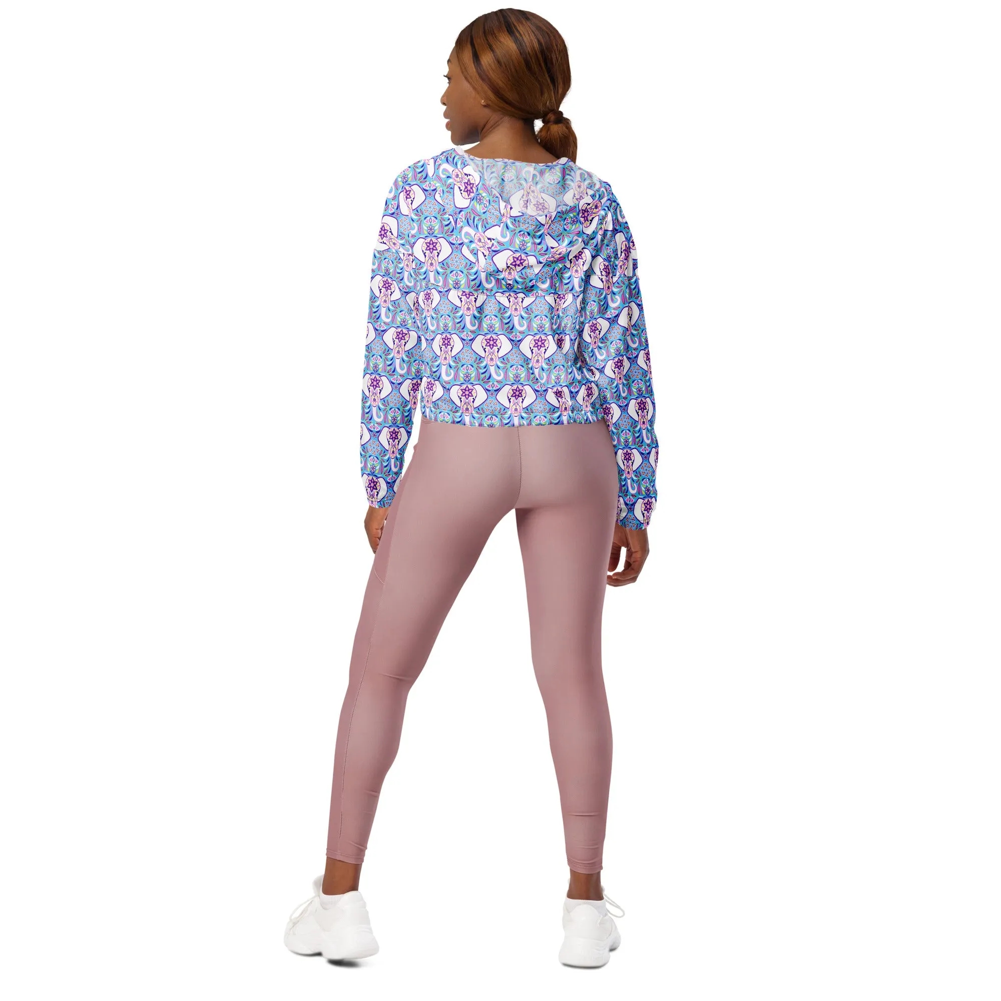 Women’s cropped windbreaker, lightweight, waterproof,  Choose your Design XS TO 2XL