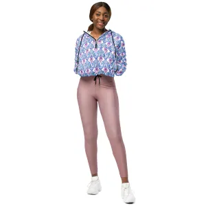 Women’s cropped windbreaker, lightweight, waterproof,  Choose your Design XS TO 2XL