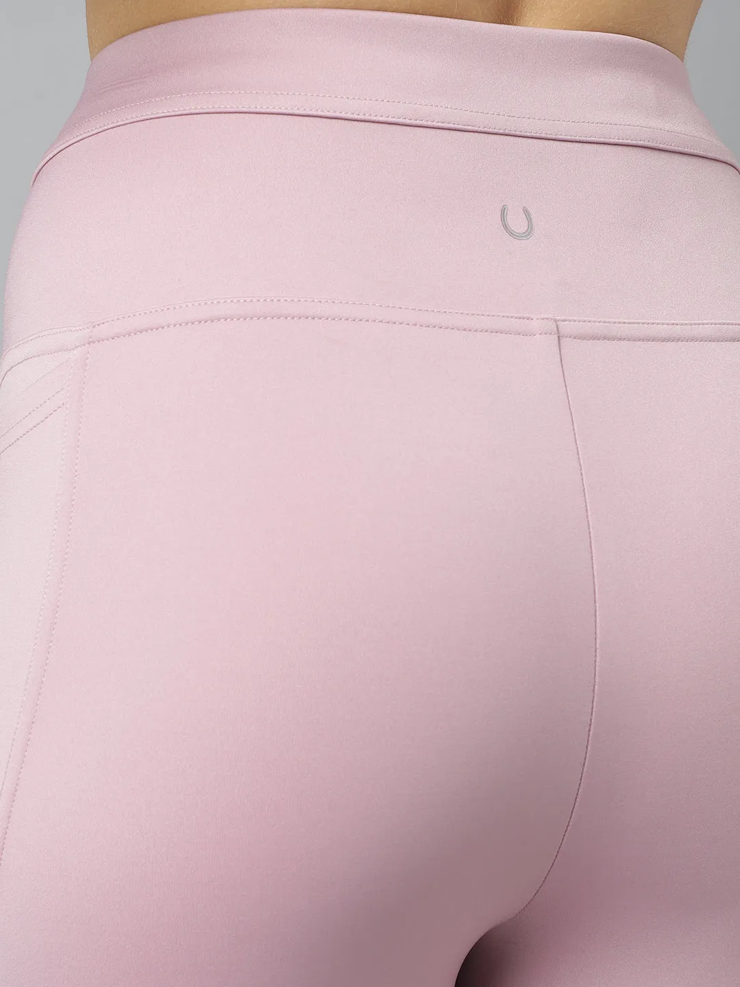Women's high waist front zipper training tights