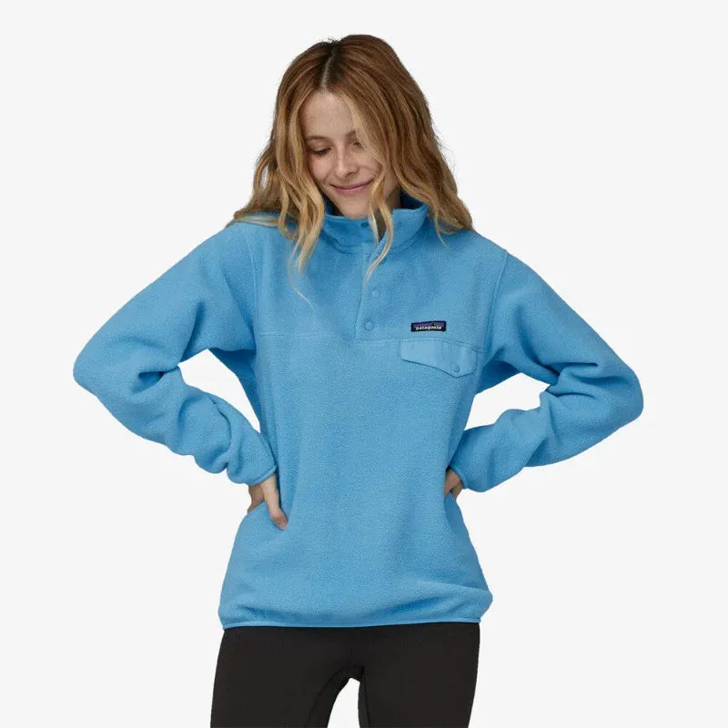 Women's Patagonia | Synchilla Lightweight Snap-T Pullover | Lago Blue