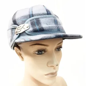 Women's Stormy Kromer | The Ida Kromer with Hardware Cap | Frost Blue