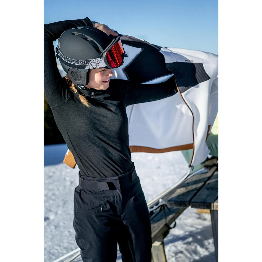 Women's Warm, Comfortable Thermal Ski Base Layer 100