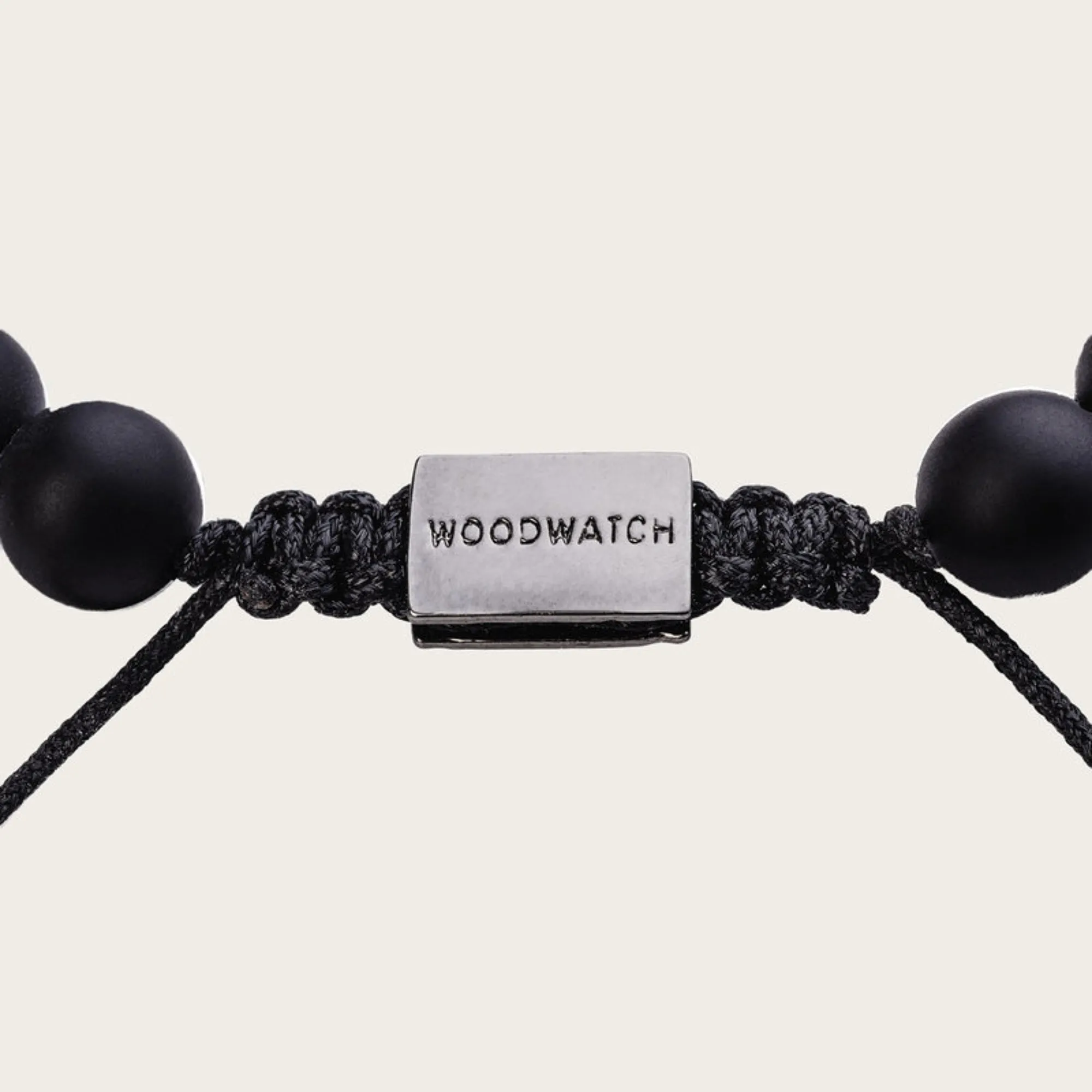 WOODWATCH BEADS WENGEWOOD AGATE BRACELET
