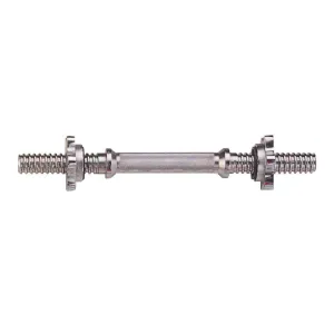 York Fitness Standard 1" Spinlock Dumbbell Bar with Collars
